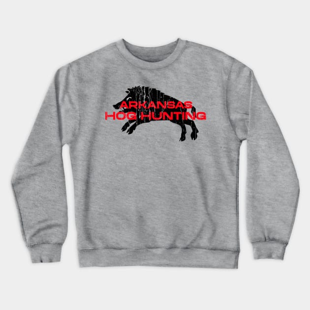 ARKANSAS HOG HUNTING Crewneck Sweatshirt by Cult Classics